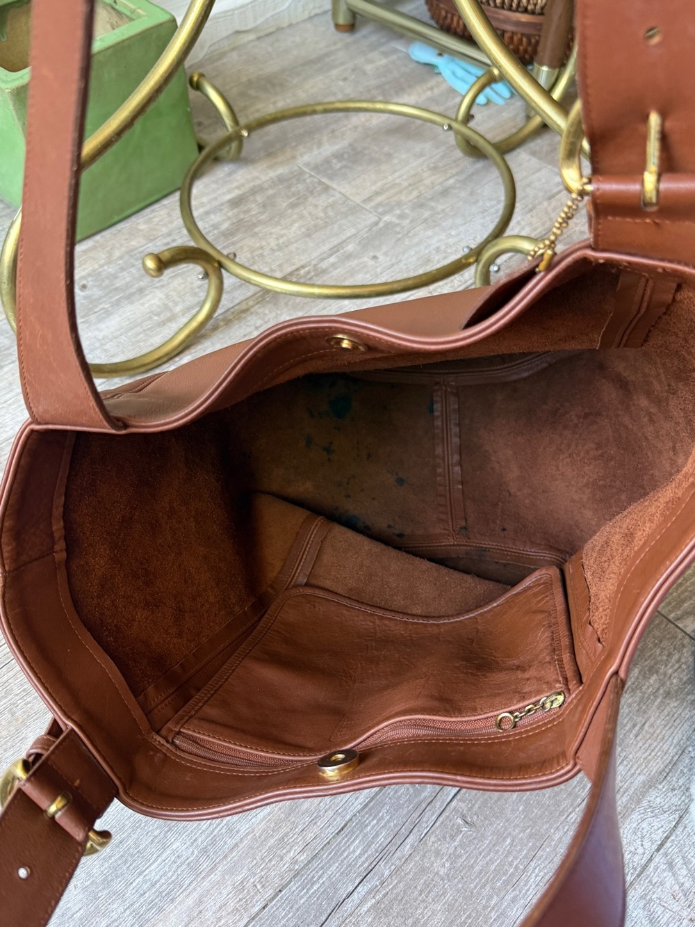 VTG Coach SoHo Bag | British Tan | Well Loved | Holds It All - Picture 8 of 14